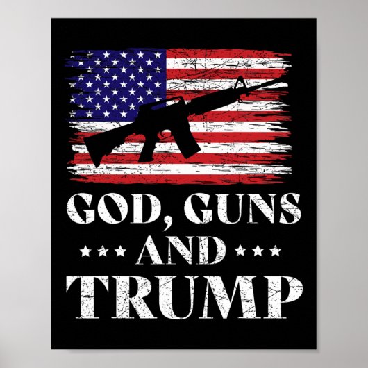 神の銃とトランプ ポスター (正面)