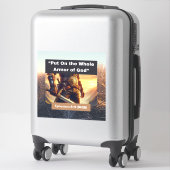 神の鎧の全カスタム体 – ビニールのシール シール (スーツケース)