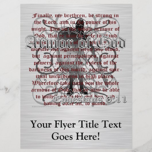 神の鎧の兵士 チラシ (正面)