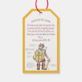 神の鎧バックパックの祝福 ギフトタグ (裏面)