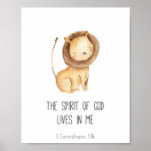 神の霊が私の中に住んでいる ポスター (正面)