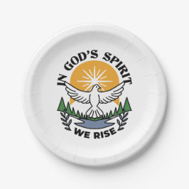 神の霊によって私たちは立ち上がる – 信仰と自由 ペーパープレート