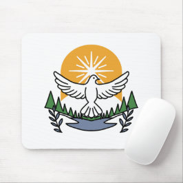 神の霊によって私たちは立ち上がる – 信仰と自由 マウスパッド