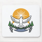 神の霊によって私たちは立ち上がる – 信仰と自由 マウスパッド (正面)