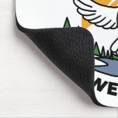 神の霊によって私たちは立ち上がる – 信仰と自由 マウスパッド (コーナー)