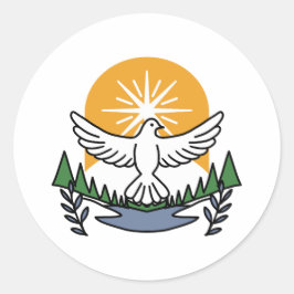 神の霊によって私たちは立ち上がる – 信仰と自由 ラウンドシール