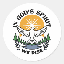 神の霊によって私たちは立ち上がる – 信仰と自由 ラウンドシール