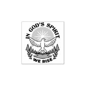 神の霊によって私たちは立ち上がる – 信仰と自由 ラバースタンプ (インプリント)