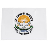 神の霊によって私たちは立ち上がる – 信仰と自由 ラージペーパーバッグ (正面)