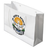 神の霊によって私たちは立ち上がる – 信仰と自由 ラージペーパーバッグ (正面アングル)