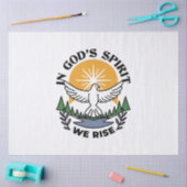 神の霊によって私たちは立ち上がる – 信仰と自由 薄葉紙 (クラフト)