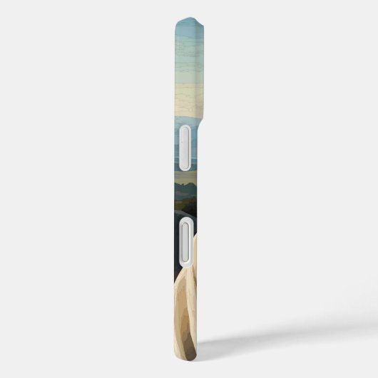 神の静けさ: パステル イエス ポートレート モバイル ケース Case-Mate iPhoneケース (裏面 / 右)