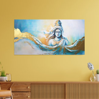 神の静寂：ガヤティリ女神が再考 キャンバスプリント