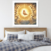 神の静寂:平和の王子 キャンバスプリント (インサイチュ (寝室))