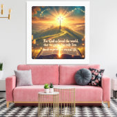 神の静穏：平和の王子の説明 キャンバスプリント (インサイチュ (リビング))