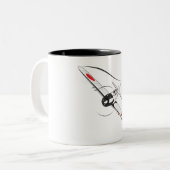 神の風 ツートーンマグカップ (正面左)