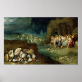 神の饗宴との貝殻の静かな生活 ポスター (正面)