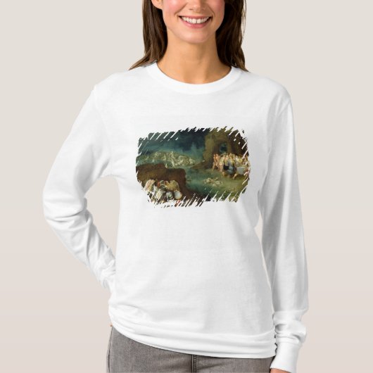 神の饗宴の貝の静物画 Tシャツ (正面)