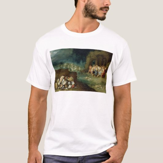 神の饗宴の貝の静物画 Tシャツ (正面)