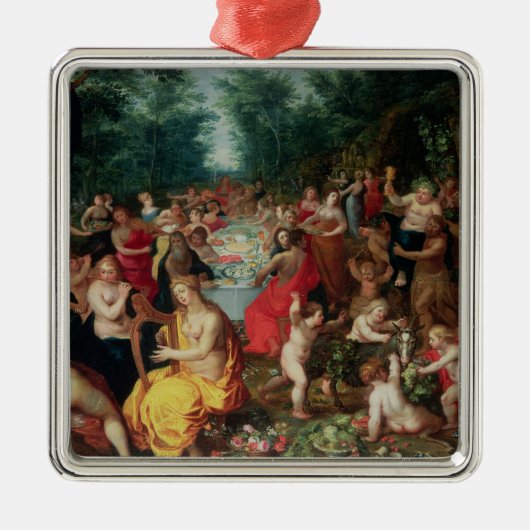 神の饗宴 メタルオーナメント (正面)