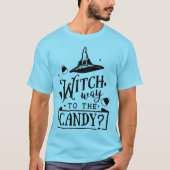 神の魔女に向かって魔女の道 Tシャツ (正面)