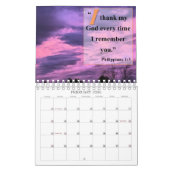 神の12ヶ月の感動的なカレンダーだけ カレンダー (2月 2026)