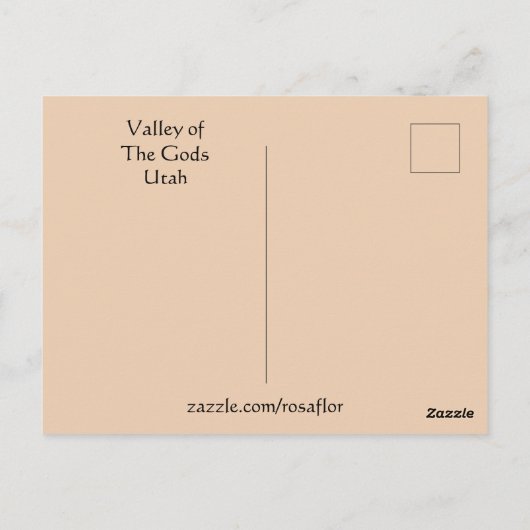 神の ポストカード (裏面)