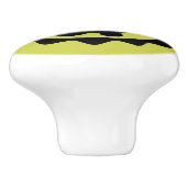 神のAdinkraの記号の陶磁器のノブを除いて セラミックノブ (側面)