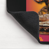 神のManjushriの古代華美な仏教のマウスパッド マウスパッド (コーナー)