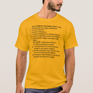 神のPhD Tシャツ