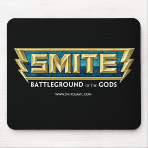 神のSMITEのロゴの戦場 マウスパッド