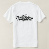 神のTシャツをたたえる Tシャツ (デザイン裏面)