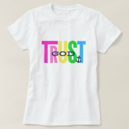 神のTシャツを信頼する Tシャツ