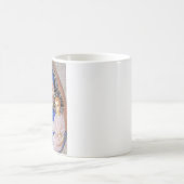 神のTikhvinの驚異働くアイコン コーヒーマグカップ (中央)