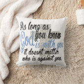 神はあなたとあります クッション (ブランケット)