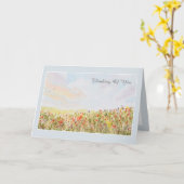 神はあなたと共に がん患者のためのカード カード (黄色い花)