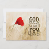神はあなたをクリスチャンのカードに混ぜ合わせるために作り出さなかった (正面)