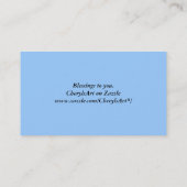 神はあなたを愛し、エネルギーと数々の人種的ハンズカード 名刺 (裏面)