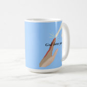 神はあなたを愛し、エネルギー数々のと人種のハンズマググ コーヒーマグカップ (正面右)