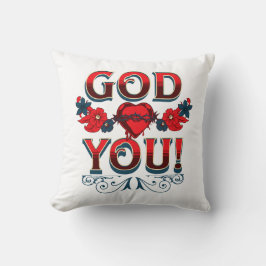 神はあなたを愛する クッション
