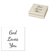 神はあなたを愛する ラバースタンプ (押印)