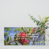 神はあなたを聞く聖書の詩フラットカード (スタンド正面)