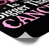 神はがん乳がん認識度より大きい ポスター (角)