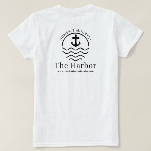 神はこの女の子のTシャツをとても愛していたので Tシャツ (デザイン裏面)