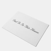 神はこの家にいます ドアマット (アングル)