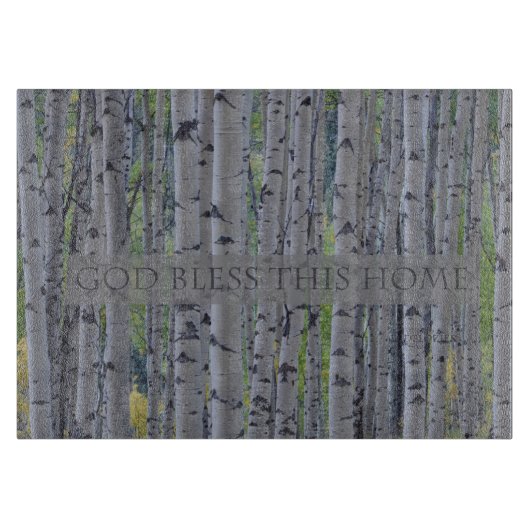 神はこの家の《植物》アスペンのまな板を賛美します カッティングボード (正面)