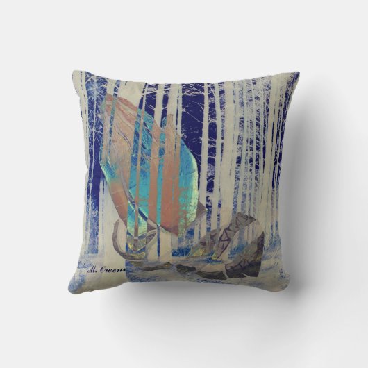 神はすべての季節の祈りの言葉に答える クッション (裏面)