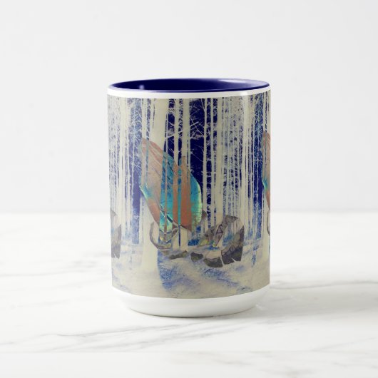 神はすべての季節の祈りの言葉に答える マグカップ (中央)