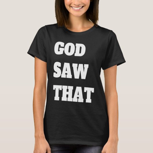 神はそう見た Tシャツ (正面)