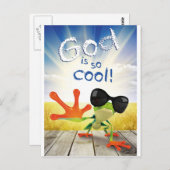 神はそのようにクール – キリスト教、宗教、信仰 ポストカード (正面/裏面)